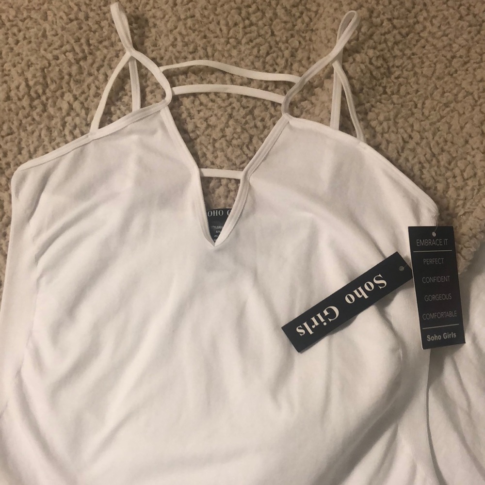 Fun sexy white bodysuit!! Never worn